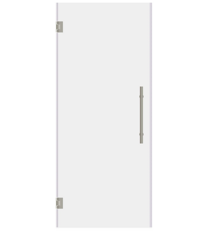 #10H2876 Hinged Frameless Shower Door 28x76